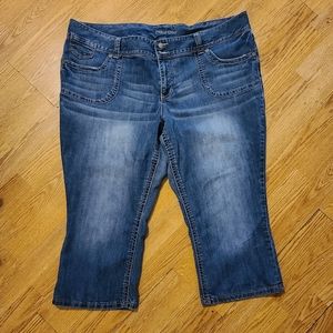 Maurice plus size 24 crop jeans